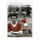 Wilf Mcguinness Signed Manchester United 12x16 Photo Edition. Good Condition. All signed pieces come
