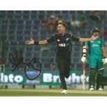 Trent Boult Signed New Zealand Cricket 8x10 Photo. Good Condition. All signed pieces come with a