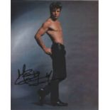 Maxwell Caulfield signed 10x8 shirtless full body shot portrait colour photo. Good Condition. All
