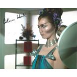 Catherine Schell Space: 1999 hand signed 10x8 photo. This beautiful hand signed photo depicts