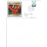 Michaela Breeze signed 2006 Australian Commonwealth Games FDC. Weightlifting gold medallist. Good