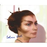 Catherine Schell Space 1999 authentic signed genuine 10x8 colour photo. Good Condition. All signed