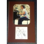 Jamie Cullum 18x12 signature piece includes colour photo and signed album page both mounted to a