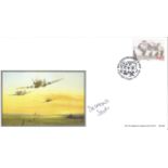 D Day Desmond Story signed Spitfire RAF FDC. Story flew with 54F Squadron between 1941-2 and then