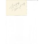 Tamara Toumanova signed album page. 2 March 1919 – 29 May 1996 was a Russian-American prima