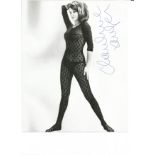 Claudine Auger signed 10x8 b/w photo. Good Condition. All signed pieces come with a Certificate of