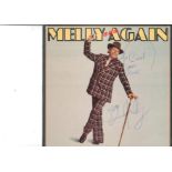 George Melly signed Melly is at it Again 33rpm record sleeve. Record included. Dedicated. Good