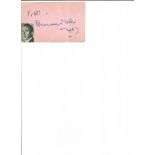 Bernard Miles signed album page. 27 September 1907 – 14 June 1991 was an English character actor,