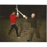 Dave Prowse Star Wars signed genuine authentic 10x8 colour photo. Good Condition. All signed