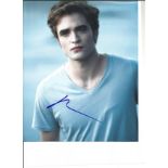 Robert Pattinson signed 10x8 colour photo. Good Condition. All signed pieces come with a Certificate