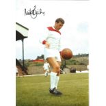 Football Autographed Mike Bailey Photo, A Superb Image Depicting The Charlton Athletic Midfielder
