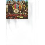 Peter Blake signed CD inlay for Beatles Cd Sgt Pepper. Good Condition. All signed pieces come with a