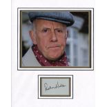 Richard Wilson signed autograph presentation. High quality professionally mounted 17 x 11 inch