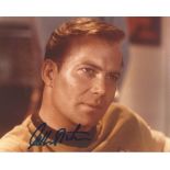 William Shatner as James T Kirk signed Star Trek colour 10 x 8 photo. In his seven decades of