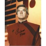 Richard Herd Star Trek etc signed authentic 10x8 colour photo. Good Condition. All signed pieces