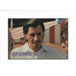 Graham Hill signed colour photo. Mounted to approx size 14x11. Dedicated. Good Condition. All signed