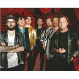 Level 42 8x10 Photo Signed By Mark King, Mike Lindup & Nathan King. Good Condition. All signed