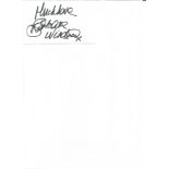 Barbara Windsor signed white card. Good Condition. All signed pieces come with a Certificate of