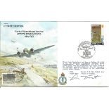 Victoria Cross winner Leonard Trent VC signed 1985 WW2 Lockheed Ventura bomber command series RAF