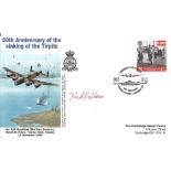 Major H. C. Nick Knilans DSO, DFC Pilot, Tirpitz Raid signed 50th Anniversary of the Sinking of