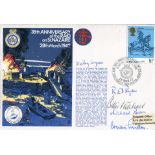 RARE St NAZAIRE SIGNED COVER 35th anniversary of the St Nazaire raid cover signed by raid