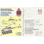 Air Cdre Cairns AFC signed Royal Hong Aux Air force cover. RAF WW2. Good condition Est.