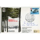 RARE GREAT ESCAPER Stalag Luft III cover signed by Sgt Per Bergsland 17 January 1918 9 June 1992 was