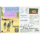WW2 EARLY SAS RAF Escaping Society Escape from Libya cover signed by Sir Fitzroy Maclean, a