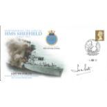 Falklands War Rear Admiral James Sam Salt CB Captain, Commanding Officer HMS Sheffield, Falklands