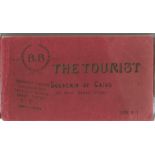 Original vintage postcard booklet red cover, The Tourist Souvenir of Cairo 24 best black white