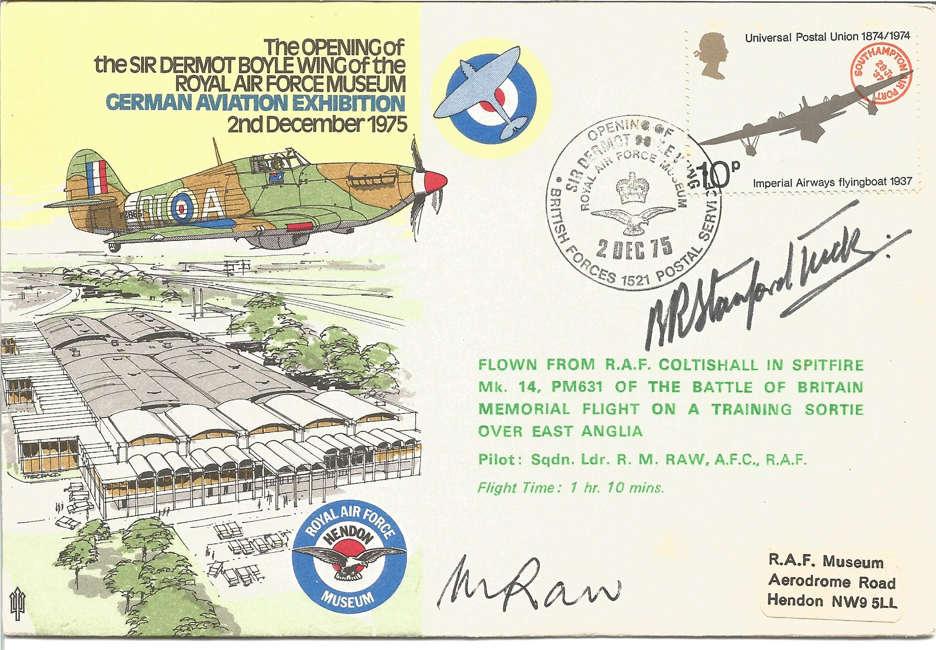 Robert Stanford Tuck DSO DFC WW2 fighter ace signed German Aviation Exhibition cover. RAF WW2.