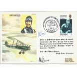 Grp Capt R Bain 1923 pilot, WW2 instructor & fighter controller 10 Group signed Amy Johnson Historic