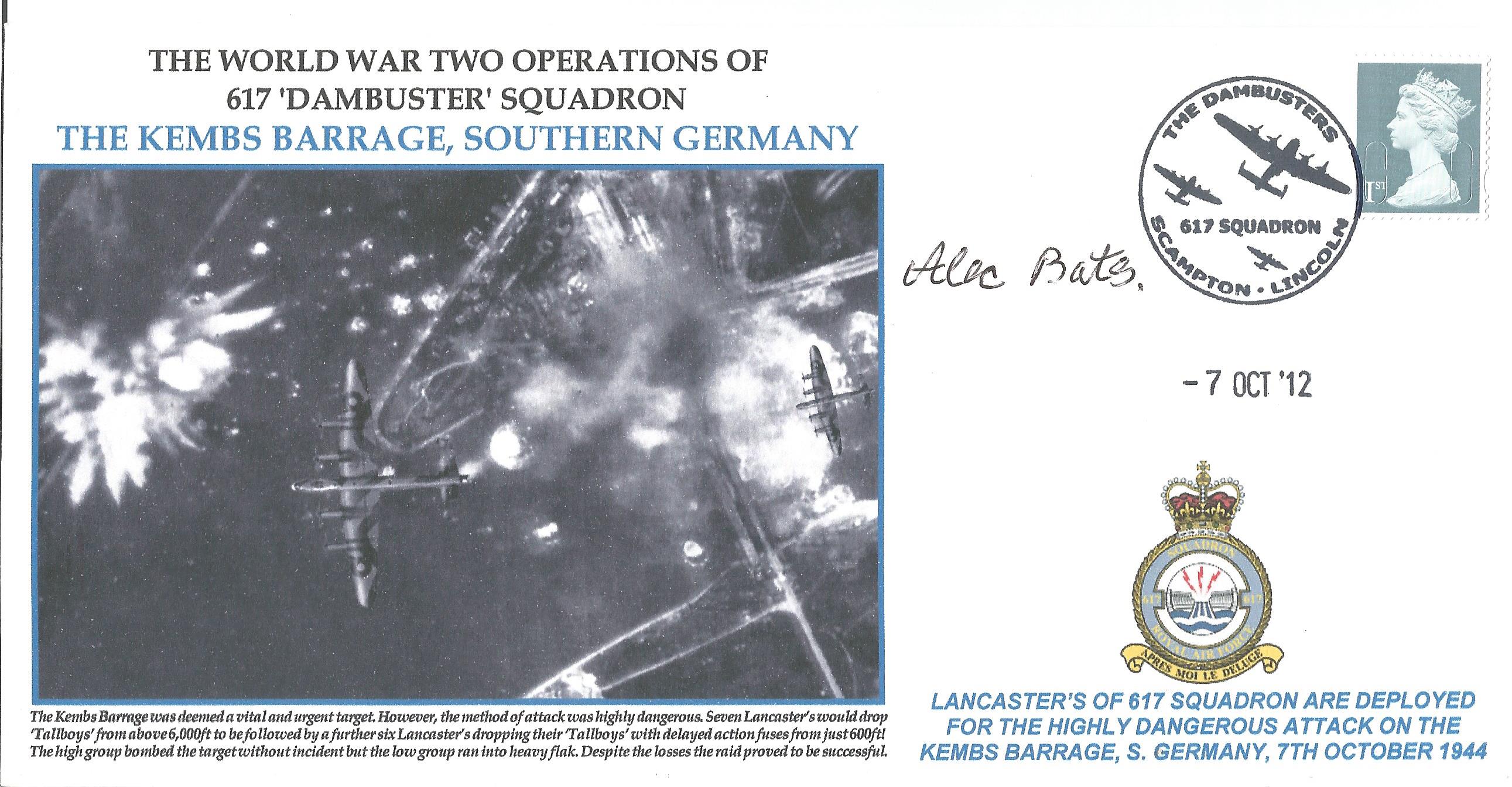 W Off. Alec Bates W Op. 617 Sqn. signed Series cover for the World War Two Operations of 617