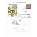 Ian Fraser VC signed special cover RAFES SC29aA1 The Wooden Horse. 6. 00zt Polish stamp postmarked