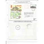 Two standard unsigned covers Return from the Falkland Islands SC32a. 5p Falkland Islands stamp