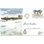 Lt Gen Ira Eaker USAF signed 1983 B24 Liberator bomber cover. Flown by Details, biographies and