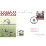 D Day Captain B. Frank Gilland No. 198 Typhoon Sqn, Normandy 1944 signed Operation Goodwood 50th