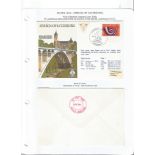 Two Zereck Op Letzeburg RAFES SC6 Standard Unsigned cover. 4F Luxembourg stamp postmarked Les