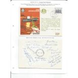Signed by 16 veterans on Visit May 1977 special cover SC15aA3 Escape from Denmark RAF escapers
