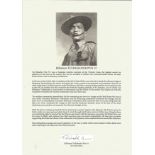 Rifleman Tulbahadur Pun VC signature piece Nepalese Gurkha and recipient of the Victoria Cross