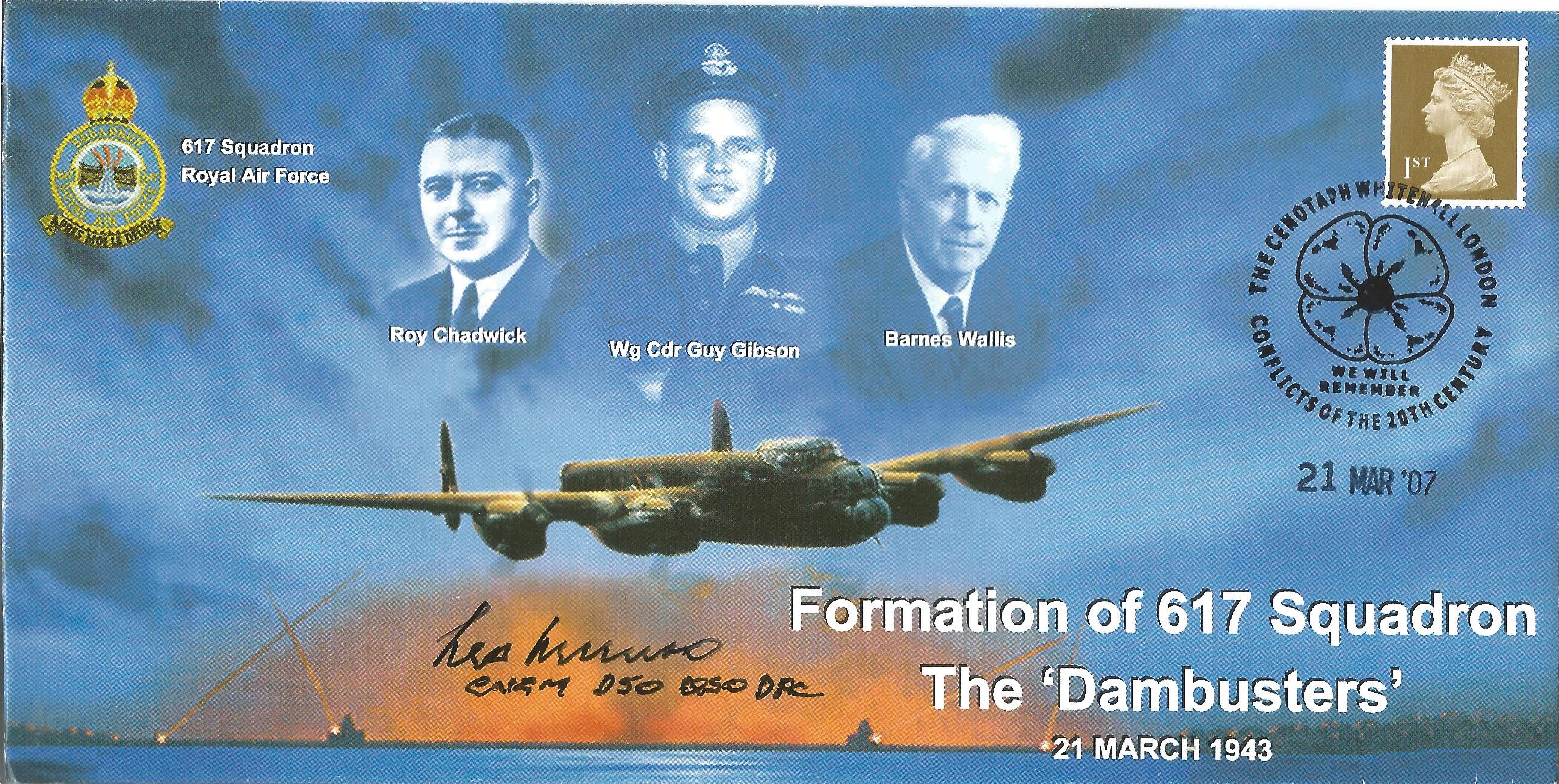 Dambusters Sqn Ldr. J. Les Munro CNZM, DSO, QSO, DFC signed Formation of 617 Squadron The