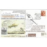 Great War Multi signed cover 50th Anniversary of the Special Flight of LZ127 RAF FF31. Signed by