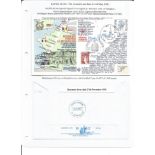 Baroness Airey of Abingdon signed special cover SC30c The Comete Line Run. 20f Belgium stamp