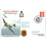 Sqn Ldr. G. T. Williams OBE, DFM No. 219 Sqn, Battle of Britain signed 50th Anniversary Battle of