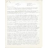 Tirpitz raider Flt Lt Marsh detailed typed signed letter regarding the raid and his career to WW2