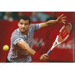 Grigor Dimitrov Signed Tennis 8x10 Photo. Good Condition. All signed pieces come with a