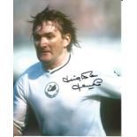 Leighton James signed 10x8 colour photo pictured in action for Swansea City. Good Condition. All