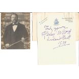 Henry Wood signature. (3 March 1869 19 August 1944) was an English conductor best known for his