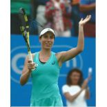 Johanna Konta Signed Tennis 8x10 Photo. Good Condition. All signed pieces come with a Certificate of