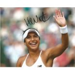 Heather Watson Signed Tennis 8x10 Photo. Good Condition. All signed pieces come with a Certificate